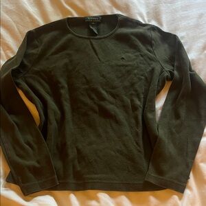 Ralph Lauren Women's Dark Green Crewneck Sweater